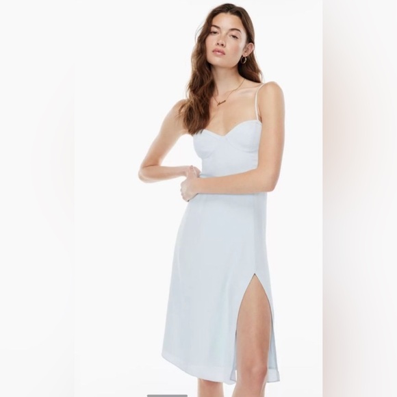 Aritzia Dresses & Skirts - Aritzia Sunday Best Viola Midi Dress in Light Blue